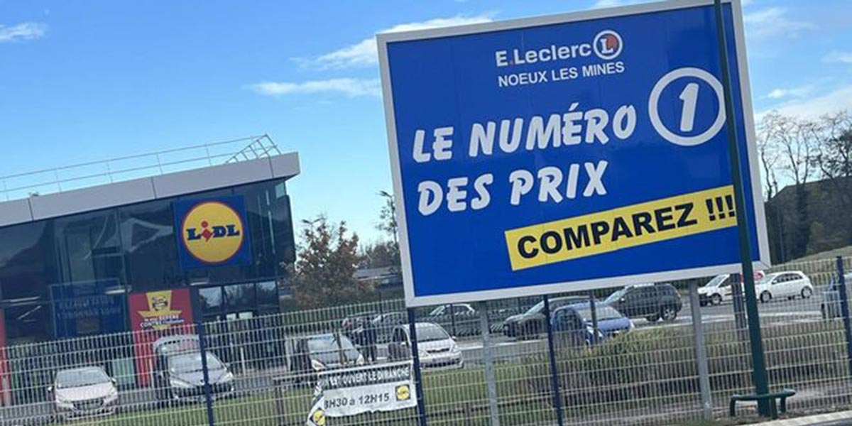 E. Leclerc sfida Lidl con la pubblicità comparativa